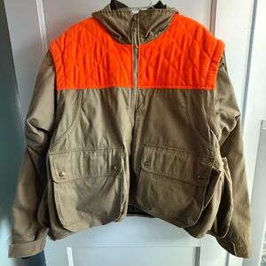 Cabela's Orange and Tan Hunting Jacket and Vest